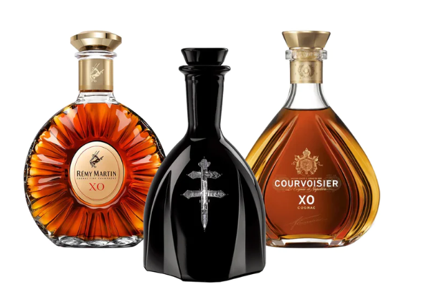 Courvoisier & D'usse & Remy Martin Cognac